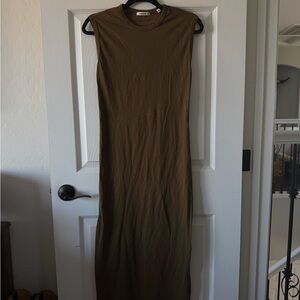 Buck Mason Olive midi Dress